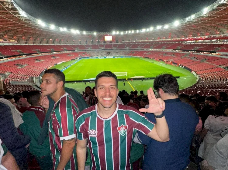 Emílio Papa lucra R$20 mil com vitória e classificação do Fluminense na libertadores direto do Beira-Rio