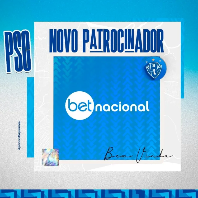 BetNacional fecha contrato com Paysandu